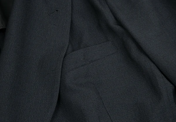 エンポリオアルマーニEMPORIO ARMANI ウール混ダブルブレストジャケット 黒46 K-126976_005