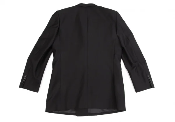イヴサンローランYves Saint Laurent diffusion hommes  ウールダブルブレスト 黒L位 K-126980_015
