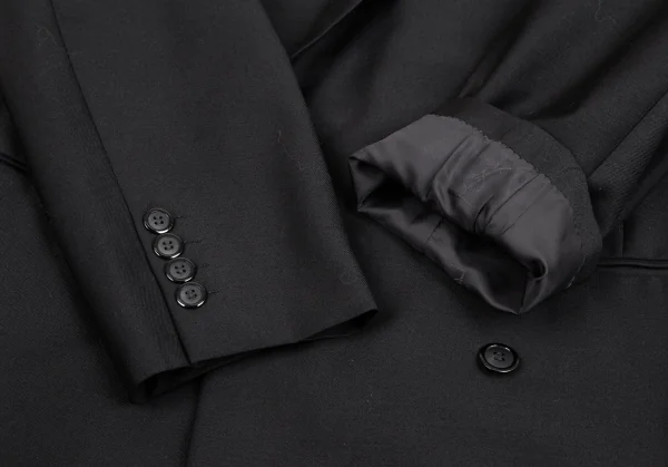 イヴサンローランYves Saint Laurent diffusion hommes  ウールダブルブレスト 黒L位 K-126980_008