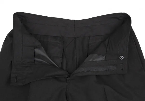 ヨウジヤマモト ダーバンYohji Yamamoto DURBAN A.A.R ウールツータックストレートパンツ チャコールグレーXL K-126990_005