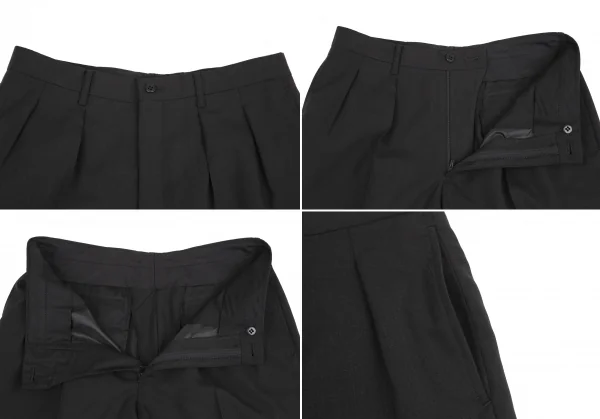 ヨウジヤマモト ダーバンYohji Yamamoto DURBAN A.A.R ウールセットアップスーツ チャコールグレーXL K-126991_013