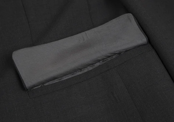 ヨウジヤマモト ダーバンYohji Yamamoto DURBAN A.A.R ウールセットアップスーツ チャコールグレーXL K-126991_005