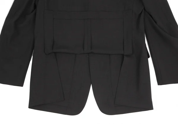 ヨウジヤマモト ダーバンYohji Yamamoto DURBAN A.A.R ウールセットアップスーツ チャコールグレーXL K-126991_009