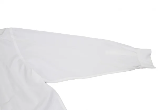 ヨウジヤマモト プールオムYohji Yamamoto POUR HOMMEストールカラーロングプルオーバーシャツ 白M K-126996_006