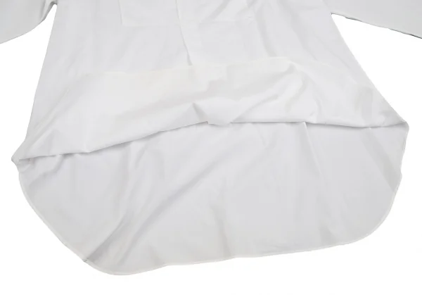 ヨウジヤマモト プールオムYohji Yamamoto POUR HOMMEストールカラーロングプルオーバーシャツ 白M K-126996_009