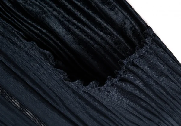 プリーツプリーズPLEATS PLEASE 消しプリーツダブルジップフードパーカー 紺3 K-127030_009