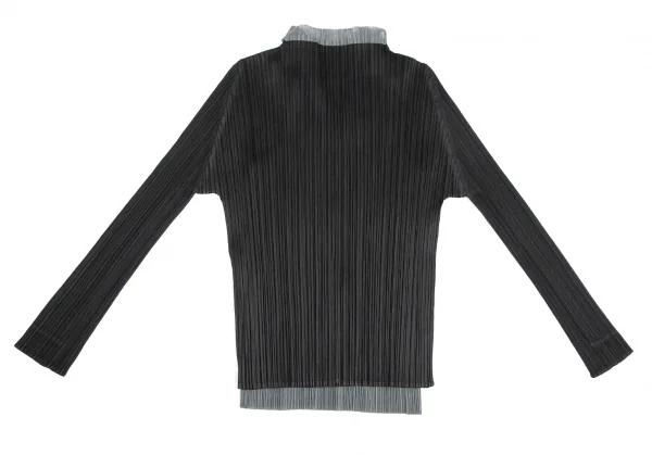 PLEATS PLEASE Layered V Neck T Shirt K-127031_009