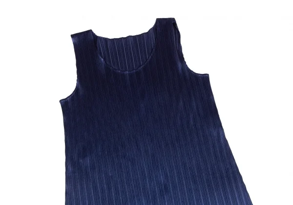 PLEATS PLEASE Shiny Long Tank top K-127035_003
