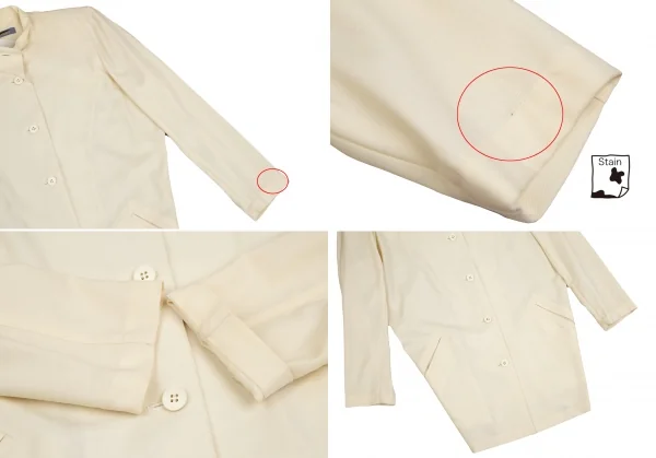 ISSEY MIYAKE Wool Stand Collar Jacket & Wrap Skirt K-127060_005