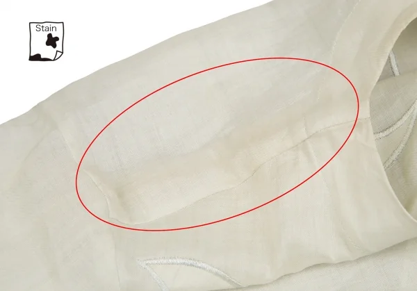 イッセイミヤケISSEY MIYAKE コットンリネンエンブロイダリー比翼バンドカラーシャツ 他 ライトグリーン9 K-127062_007