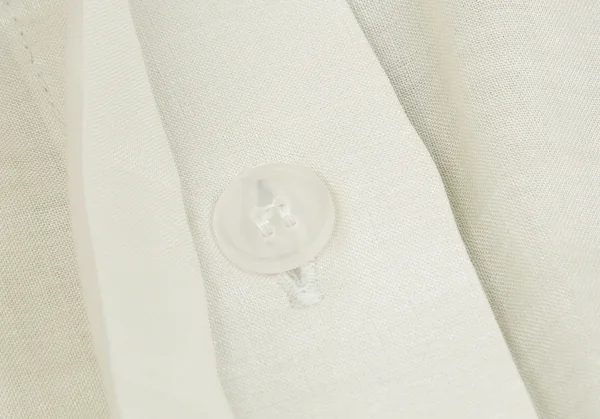 イッセイミヤケISSEY MIYAKE コットンリネンエンブロイダリー比翼バンドカラーシャツ 他 ライトグリーン9 K-127062_010