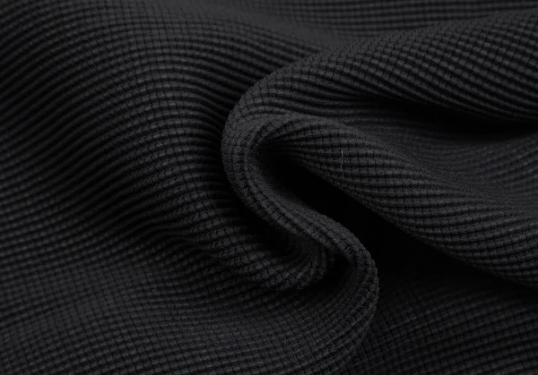 イッセイミヤケ ミーISSEY MIYAKE me ストレッチプリーツノースリーブカットソー 黒F K-127067_012