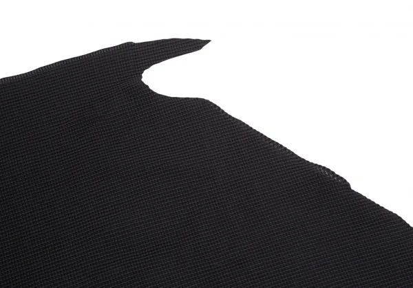 イッセイミヤケ ミーISSEY MIYAKE me ストレッチプリーツノースリーブカットソー 黒F K-127067_006