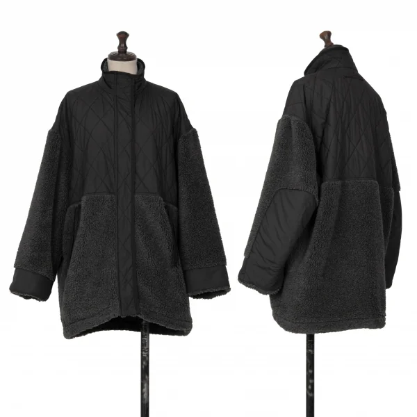 アッパーハイツARMY UPPER HIGHTS ボア切替ライナージャケット グレー黒0 K-127088_001