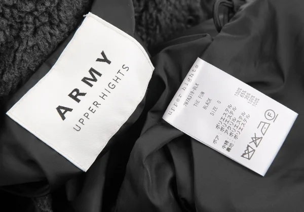 アッパーハイツARMY UPPER HIGHTS ボア切替ライナージャケット グレー黒0 K-127088_019
