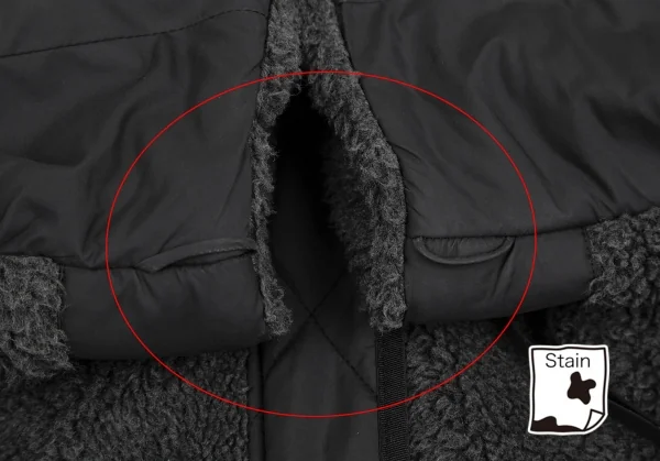 アッパーハイツARMY UPPER HIGHTS ボア切替ライナージャケット グレー黒0 K-127088_007