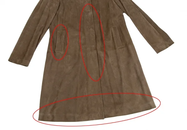 hLam Suede Snap Button Coat K-127090_006