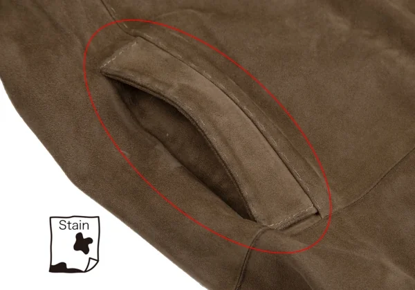 hLam Suede Snap Button Coat K-127090_008