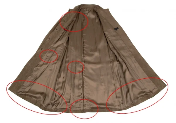 hLam Suede Snap Button Coat K-127090_010