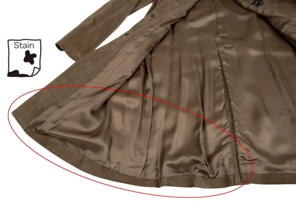 hLam Suede Snap Button Coat K-127090_012