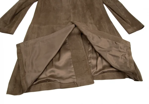 hLam Suede Snap Button Coat K-127090_018