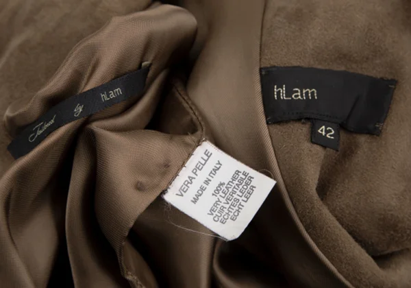 hLam Suede Snap Button Coat K-127090_020