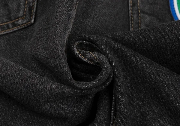 DOLCE & GABBANA Tricolor Patch Denim Skirt K-127093_013