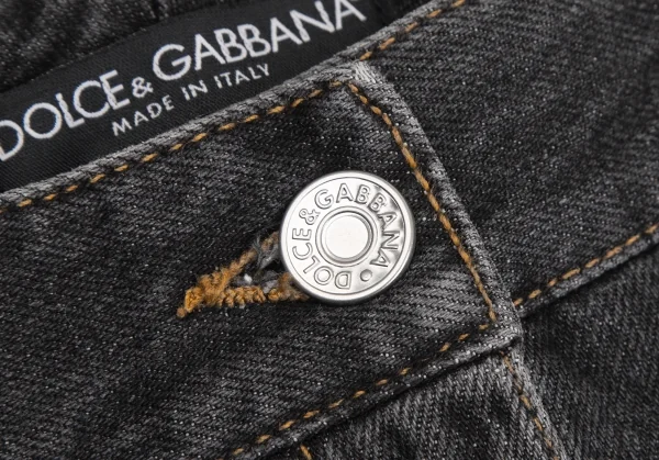 DOLCE & GABBANA Tricolor Patch Denim Skirt K-127093_004