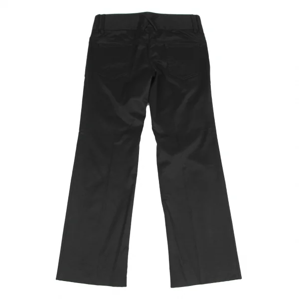 ドルチェ&ガッバーナDOLCE&GABBANA DGバックルベルトパンツ 黒44 K-127095_011