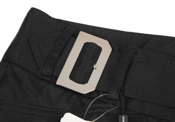 ドルチェ&ガッバーナDOLCE&GABBANA DGバックルベルトパンツ 黒44 K-127095_003