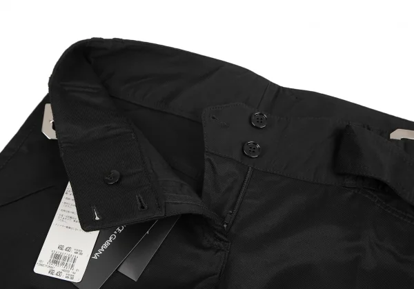 ドルチェ&ガッバーナDOLCE&GABBANA DGバックルベルトパンツ 黒44 K-127095_006