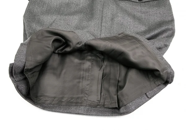 Alexander Mcqueen Wool Pocket Skirt K-127098_011