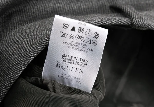 Alexander Mcqueen Wool Pocket Skirt K-127098_013