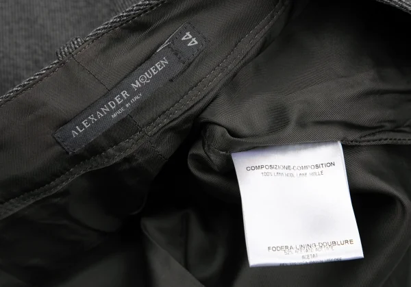 Alexander Mcqueen Wool Pocket Skirt K-127098_014