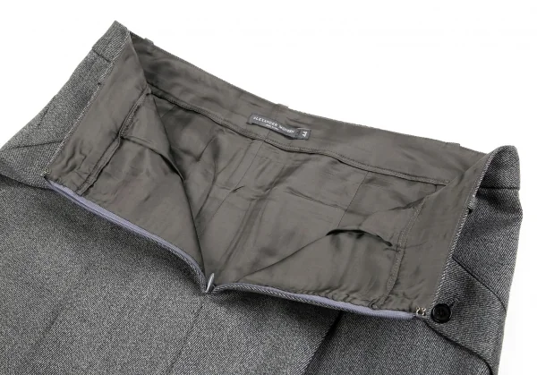 Alexander Mcqueen Wool Pocket Skirt K-127098_004