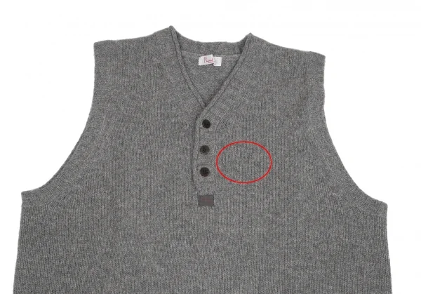 Papas Wool Low Gauge Knit Vest K-127108_002