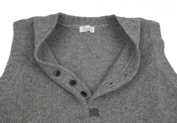Papas Wool Low Gauge Knit Vest K-127108_005