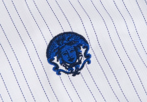 VERSACE フローラルジャカード ポロシャツ 関税送料込 23114703102-1.jpg