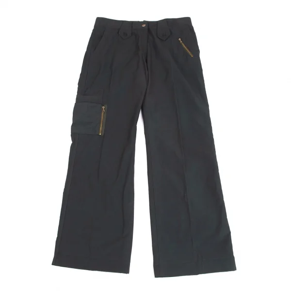 ルシアンペラフィネLucien PellatFinet コットンナイロンポケットデザインパンツ 6 深緑46 K-127113_001