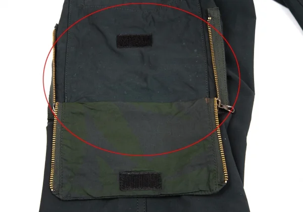 ルシアンペラフィネLucien PellatFinet コットンナイロンポケットデザインパンツ 6 深緑46 K-127113_010