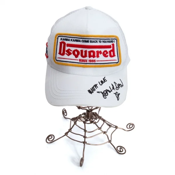 ディースクエアードDSQUARED2 ロゴパッチメッシュキャップ 白F K-127117_002