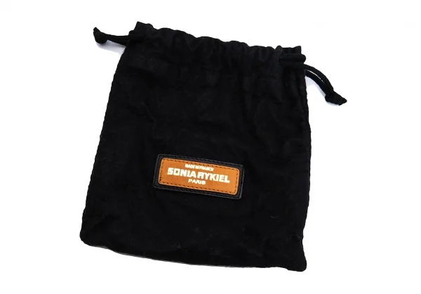 ソニアリキエルSONIA RYKIEL ビジューナローベルト 黒マルチ K-127119_011