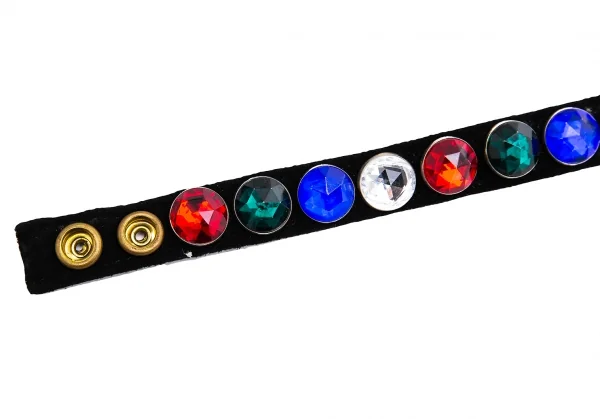 ソニアリキエルSONIA RYKIEL ビジューナローベルト 黒マルチ K-127119_004