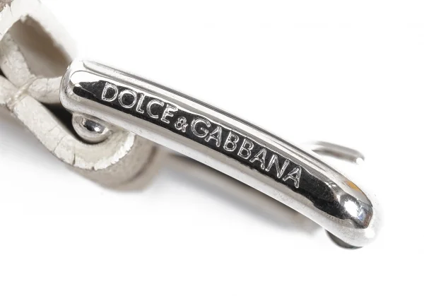 ドルチェ&ガッバーナDOLCE&GABBANA スタッズアイレットレザー裏使いベルト グレージュフリー K-127122_010