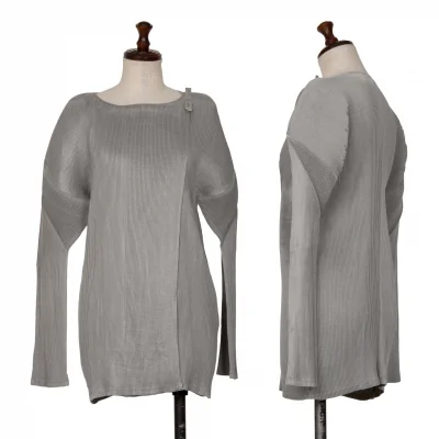 ISSEY MIYAKE Pleated Wrap Design Cardigan