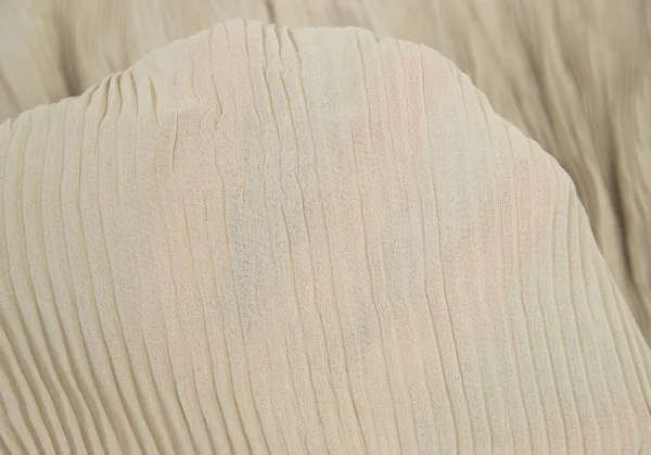 イッセイミヤケISSEY MIYAKE シワプリーツハイネックカットソー ベージュL K-127130_010