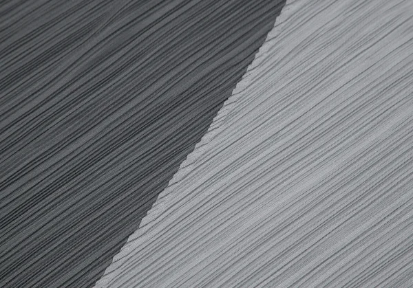 プリーツプリーズPLEATS PLEASE バイカラー切替ひし形プリーツストール グレー濃淡 K-127150_004