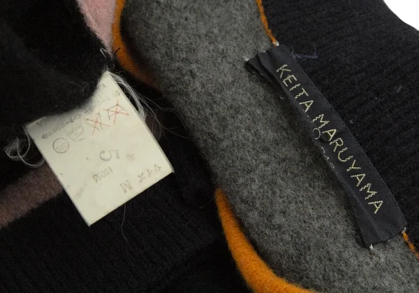 ケイタマルヤマKEITA MARUYAMA ウールカラーパネル切替マキシワンピース グレー紺他M K-127162_018