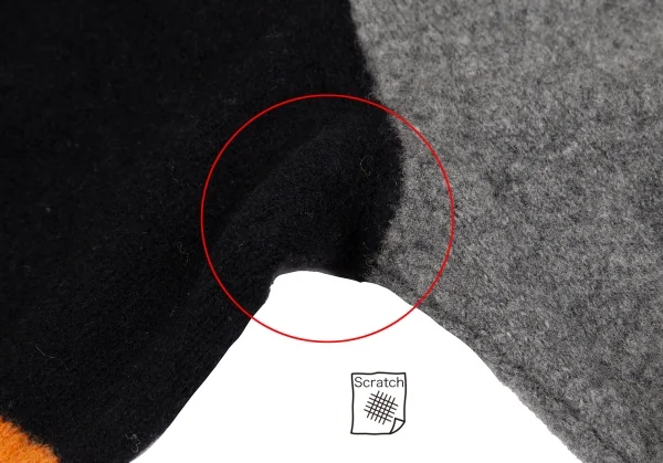 ケイタマルヤマKEITA MARUYAMA ウールカラーパネル切替マキシワンピース グレー紺他M K-127162_005