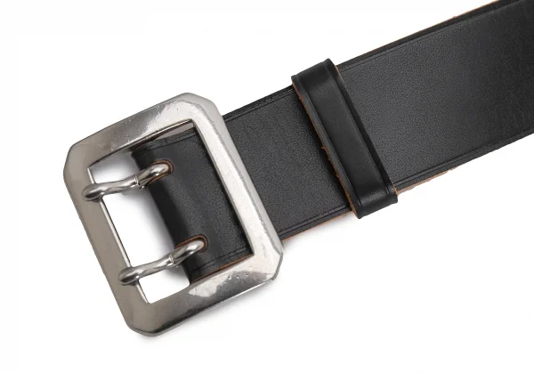 コムデギャルソン オムCOMME des GARCONS HOMME 2つ穴レザーベルト 黒